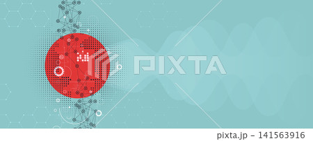 Abstract digital visualization information networks technology background Abstract digital visualization information networks technology background 141563916