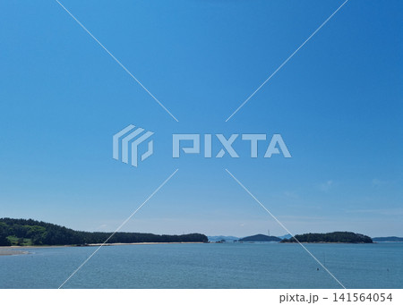 Blue sky and sea landscape. 141564054