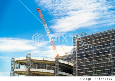 大型施設の建設現場 イメージ 大型施設の建設現場 イメージ 141564355