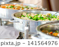 food buffet in restaurant 141564976