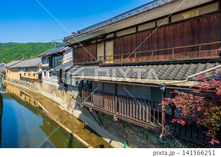 広島県 府中市 石州街道出口通りの町並み 広島県 府中市 石州街道出口通りの町並み 141566251