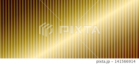 Gold ribbed surface with vertical grooves and a sweeping diagonal gleam. Dark bronze edges frame a pale gold center with soft light distortion. Ribbed vector texture for music cover design Gold ribbed surface with vertical grooves and a sweeping diagonal gleam. Dark bronze edges frame a pale gold center with soft light distortion. Ribbed vector texture for music cover design 141566914