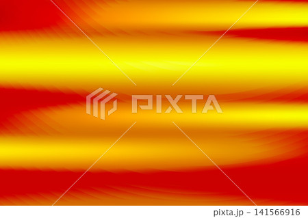 Gold flowing glass forms a vivid background with broad horizontal ripples. Red edges and bright yellow bands create warm motion across the background. Gold vector texture for music cover design Gold flowing glass forms a vivid background with broad horizontal ripples. Red edges and bright yellow bands create warm motion across the background. Gold vector texture for music cover design 141566916