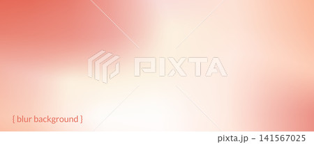 Elegant gradient background with soft rose gold blur and warm peach glow. Abstract beauty backdrop of pink cream tones for a cosmetic poster. Smooth vector gradation with calm blush coral vibe 141567025