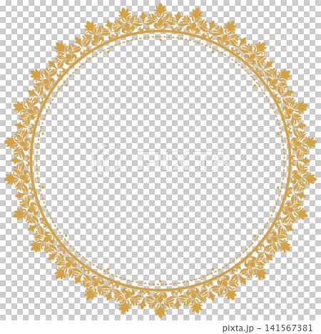 Luxury Gold Vintage Round Frame Clipart Illustration with Decorative Geometric Ornamental Border for Wedding Invitation, Luxury Logo Design, Badge Emblem, Scrapbooking, and Card Making Luxury Gold Vintage Round Frame Clipart Illustration with Decorative Geometric Ornamental Border for Wedding Invitation, Luxury Logo Design, Badge Emblem, Scrapbooking, and Card Making 141567381