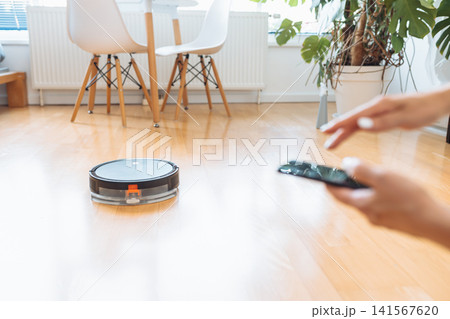 cleaning with robotic technology cleaning with robotic technology 141567620