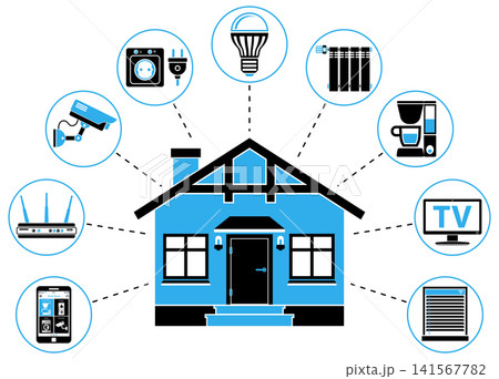 Smart House and internet of things concept Smart House and internet of things concept 141567782