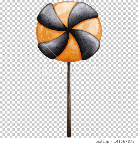 Watercolor Halloween Lollipop Sweet Treat Clipart Illustration for Spooky Party Decor, Trick or Treat Invitation, Scrapbooking, Sticker Design, and Festive Crafts Watercolor Halloween Lollipop Sweet Treat Clipart Illustration for Spooky Party Decor, Trick or Treat Invitation, Scrapbooking, Sticker Design, and Festive Crafts 141567878