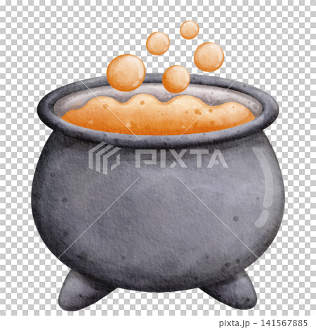 Watercolor Halloween Witch Cauldron Potion Pot Clipart Illustration for Spooky Party Decor, Magic Party Invitation, Scrapbooking, Sticker Design, and Festive Crafts Watercolor Halloween Witch Cauldron Potion Pot Clipart Illustration for Spooky Party Decor, Magic Party Invitation, Scrapbooking, Sticker Design, and Festive Crafts 141567885