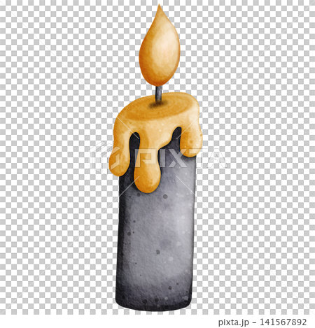 Watercolor Halloween Black Candle Clipart Illustration for Witchy Party Decor, Spooky Halloween Invitation, Scrapbooking, Sticker Design, and Festive Crafts Watercolor Halloween Black Candle Clipart Illustration for Witchy Party Decor, Spooky Halloween Invitation, Scrapbooking, Sticker Design, and Festive Crafts 141567892