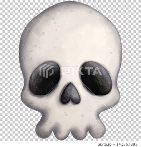 Watercolor Halloween Spooky Skull Head Clipart Illustration for Monster Party Decor, Halloween Invitation, Scrapbooking, Sticker Design, and Festive Crafts Watercolor Halloween Spooky Skull Head Clipart Illustration for Monster Party Decor, Halloween Invitation, Scrapbooking, Sticker Design, and Festive Crafts 141567895