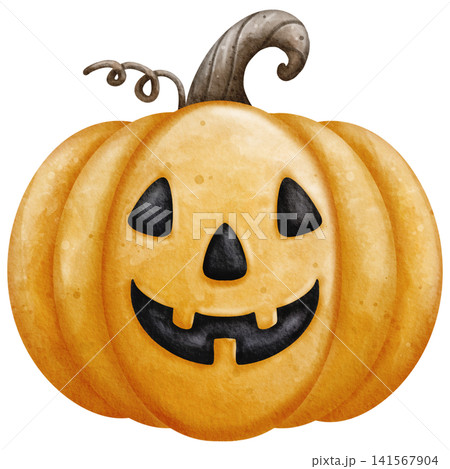 Watercolor Jack o Lantern Pumpkin Clipart Illustration for Halloween Party Decor, Spooky Autumn Invitation, Scrapbooking, Sticker Design, and Festive Crafts Watercolor Jack o Lantern Pumpkin Clipart Illustration for Halloween Party Decor, Spooky Autumn Invitation, Scrapbooking, Sticker Design, and Festive Crafts 141567904