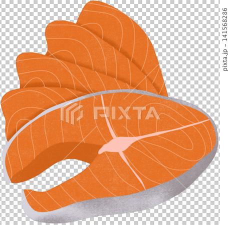 orange salmon meat orange salmon meat 141568286