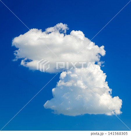 large white cumulus cloud fills the center of a bright blue square frame large white cumulus cloud fills the center of a bright blue square frame 141568305