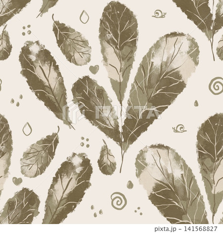 Autumn Leaves Seamless Pattern Autumn Leaves Seamless Pattern 141568827