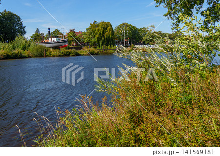 Haren and the ems river in northern germany Haren and the ems river in northern germany 141569181