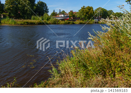 Haren and the ems river in northern germany Haren and the ems river in northern germany 141569183