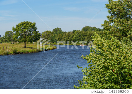 Haren and the ems river in northern germany Haren and the ems river in northern germany 141569200