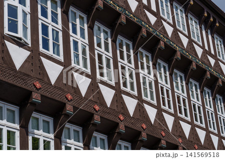 the old city of Hildesheim in germany the old city of Hildesheim in germany 141569518