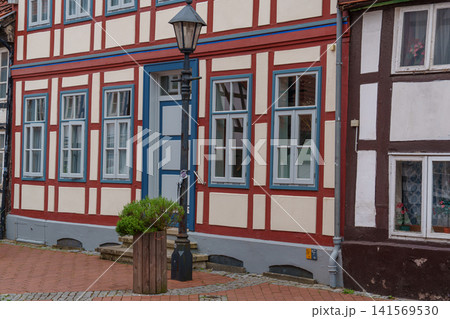 the old city of Hildesheim in germany the old city of Hildesheim in germany 141569530