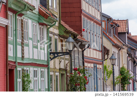 the old city of Hildesheim in germany the old city of Hildesheim in germany 141569539