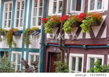 the old city of Hildesheim in germany the old city of Hildesheim in germany 141569543