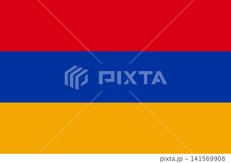 National flag of Armenia original size and colors vector illustration, Armenian Tricolor flag Republic of Armenia National flag of Armenia original size and colors vector illustration, Armenian Tricolor flag Republic of Armenia 141569908