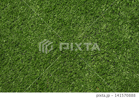 Green artificial grass texture background Green artificial grass texture background 141570888