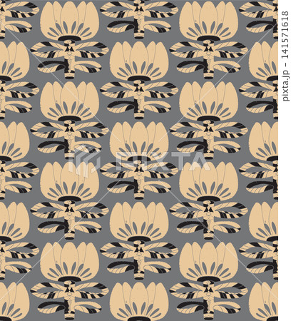 floral pattern with flowers floral pattern with flowers 141571618