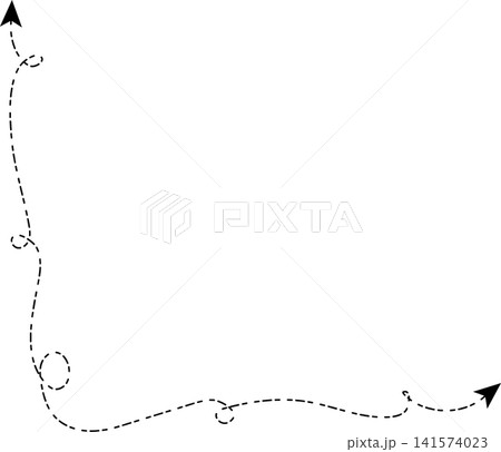 Arrow dashed line Arrow dashed line 141574023