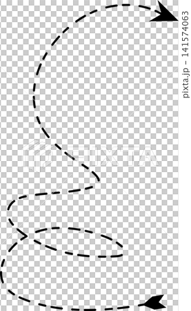 Arrow dashed line Arrow dashed line 141574063
