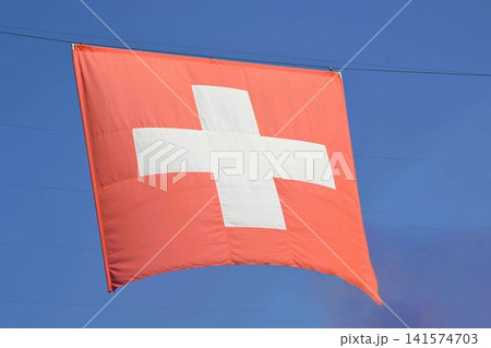 スイスの国旗 スイスの国旗 141574703