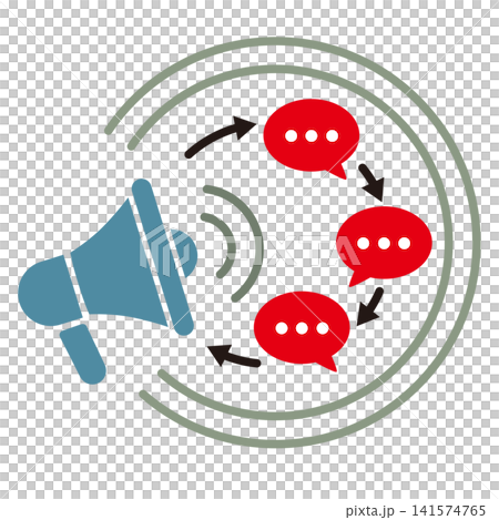 A conceptual illustration illustrating the information diffusion and reverberation caused by the echo chamber phenomenon. A conceptual illustration illustrating the information diffusion and reverberation caused by the echo chamber phenomenon. 141574765