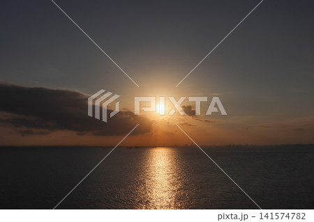 海ほたるからの夕景 141574782