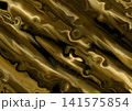 ゴールドと黒のゴージャスな流れの模様 141575854