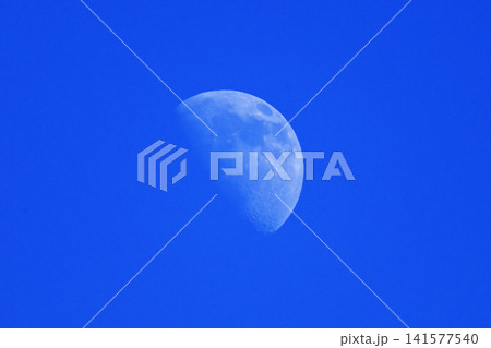 月　昼間の月　MOON アルテミス計画　Artemis program 141577540