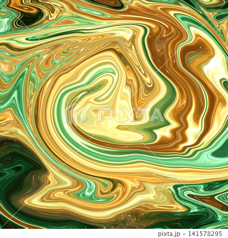 Fluid Art. Abstract colorful background, wallpaper. Mixing paints. Modern art. Marble texture 141578295