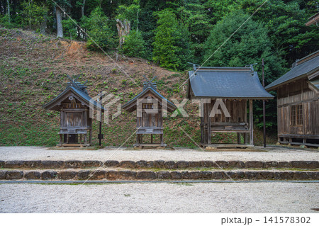 島根 神魂神社 境内社 杵築社と伊勢社と熊野社 島根 神魂神社 境内社 杵築社と伊勢社と熊野社 141578302