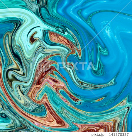 Fluid Art. Abstract colorful background, wallpaper. Mixing paints. Modern art. Marble texture Fluid Art. Abstract colorful background, wallpaper. Mixing paints. Modern art. Marble texture 141578327