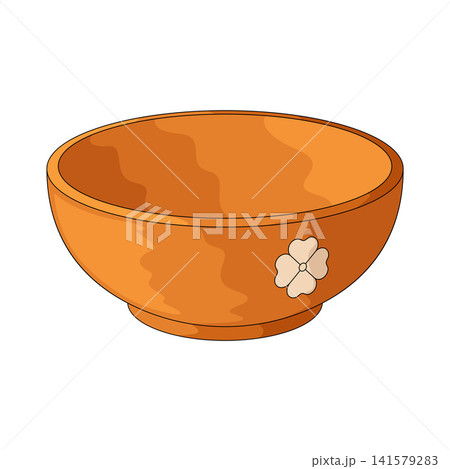 Illustration of Plastic Bowl 141579283