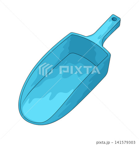Illustration of Plastic Scoop Illustration of Plastic Scoop 141579303