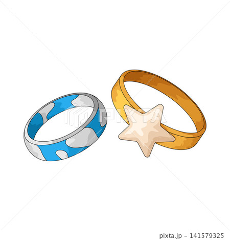 Illustration of Plastic Ring Illustration of Plastic Ring 141579325