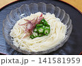 おくらとみょうがのそうめん 141581959