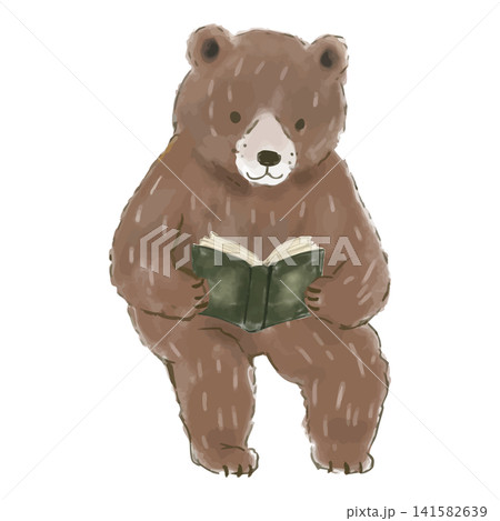 本を読むくま 141582639