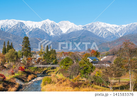 白馬村・大出公園(秋) 白馬村・大出公園(秋) 141583376
