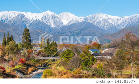 白馬村・大出公園（秋） 141583377