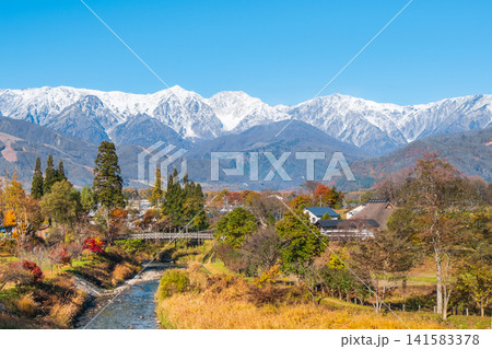白馬村・大出公園(秋) 白馬村・大出公園(秋) 141583378