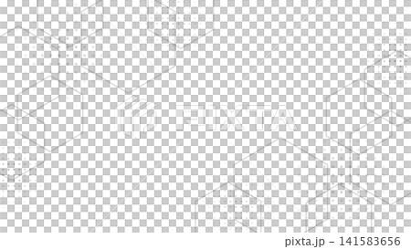 六角形とドットのテクノロジー背景 白黒 横長 16:9 六角形とドットのテクノロジー背景 白黒 横長 16:9 141583656
