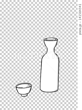 徳利とお猪口 141584341