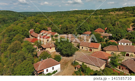 Old rustic vintage houses with wine cellars in Rogljevacke pivnice Old rustic vintage houses with wine cellars in Rogljevacke pivnice 141585710